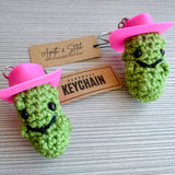 Yeehaw Pickle Keychain