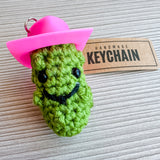 Yeehaw Pickle Keychain