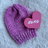 Orchid Frost Chunky Beanie