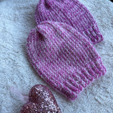 Orchid Frost Chunky Beanie