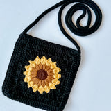 Black Sunflower Bag