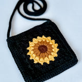 Black Sunflower Bag