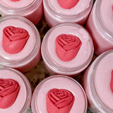 Rose Petal Whipped Sugar Scrub Soap