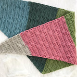 Color Block Kerchief Scarf