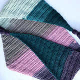 Color Block Kerchief Scarf