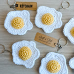 Fried Egg Keychain