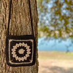 Black & Beige Rustic Crossbody