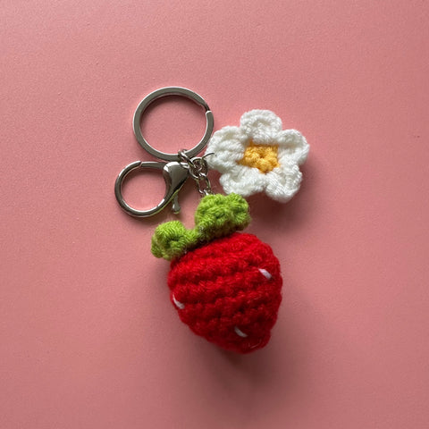Strawberry Keychain