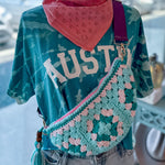 Aqua Garden Crossbody