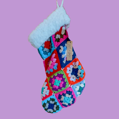 Granny Square Stocking RTS