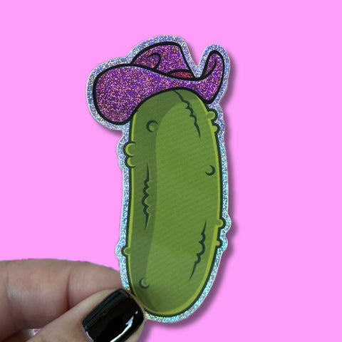 Yeehaw Pickle Sticker