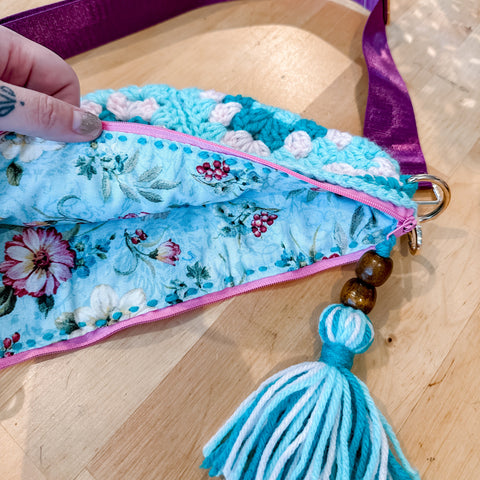 Aqua Garden Crossbody