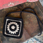 Black & Beige Rustic Crossbody