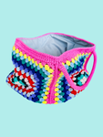Colorful Granny Square Tote Bag