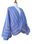 Cotton Candy Clouds Hexagon Cardigan
