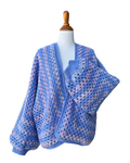Cotton Candy Clouds Hexagon Cardigan