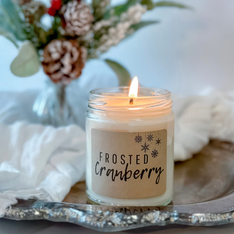 Frosted Cranberry Soy Candle